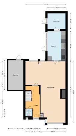 Floorplan - Goudseweg 19, 2411 HG Bodegraven